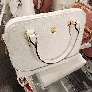 Giani Bernini Debossed Signature Dome Satchel